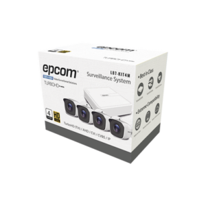 KIT DE CAMARAS 4 CANALES EPCOM LB7KIT4M