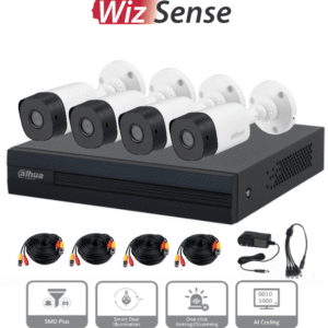 KIT DAHUA 4CH XVR1B04-I/4-B1A21 W