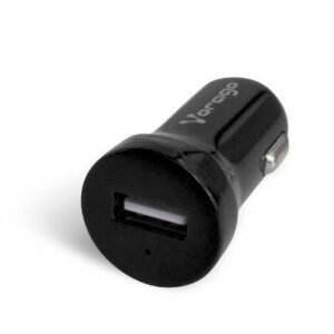 CARGADOR PARA AUTO VORAGO AU-101-V2-BK NEGRO