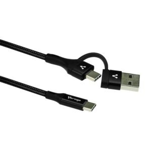 CABLE VORAGO CAB-126 TIPO C/USB ,TIPO C