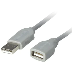 CABLE USB EXT 3M GRIS MANHATTAN MODELO 317238