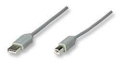 CABLE USB A-B 3.0M GRIS MANHATTAN 317863